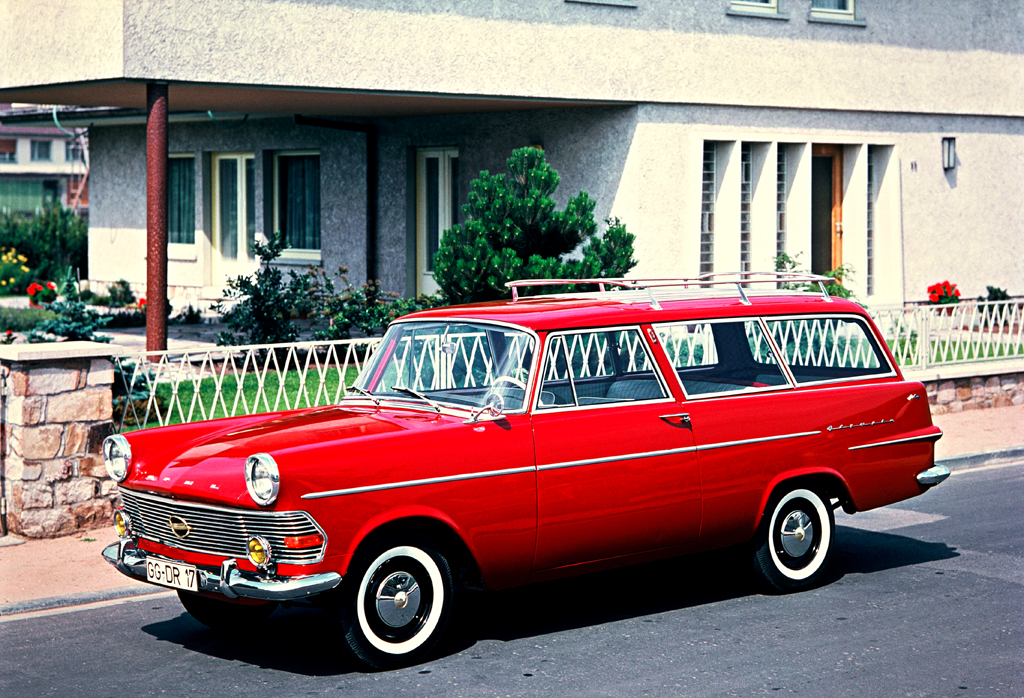 Opel-Kombi Rekord PS Caravan, 1960 bis 1963. 
