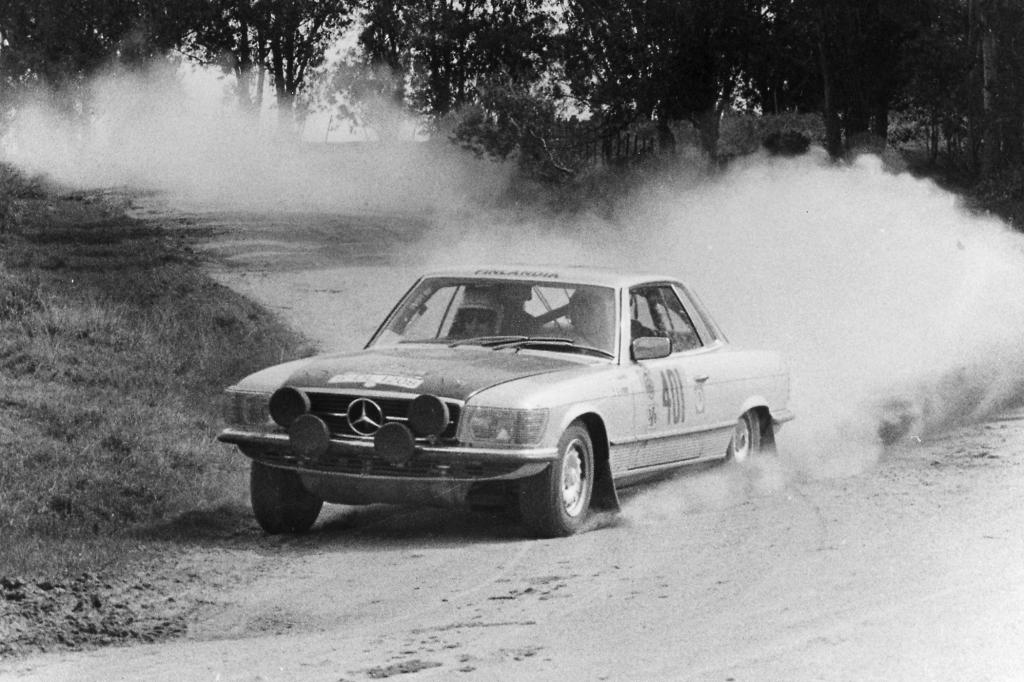 Rallye-Einsatz im C107, 1979