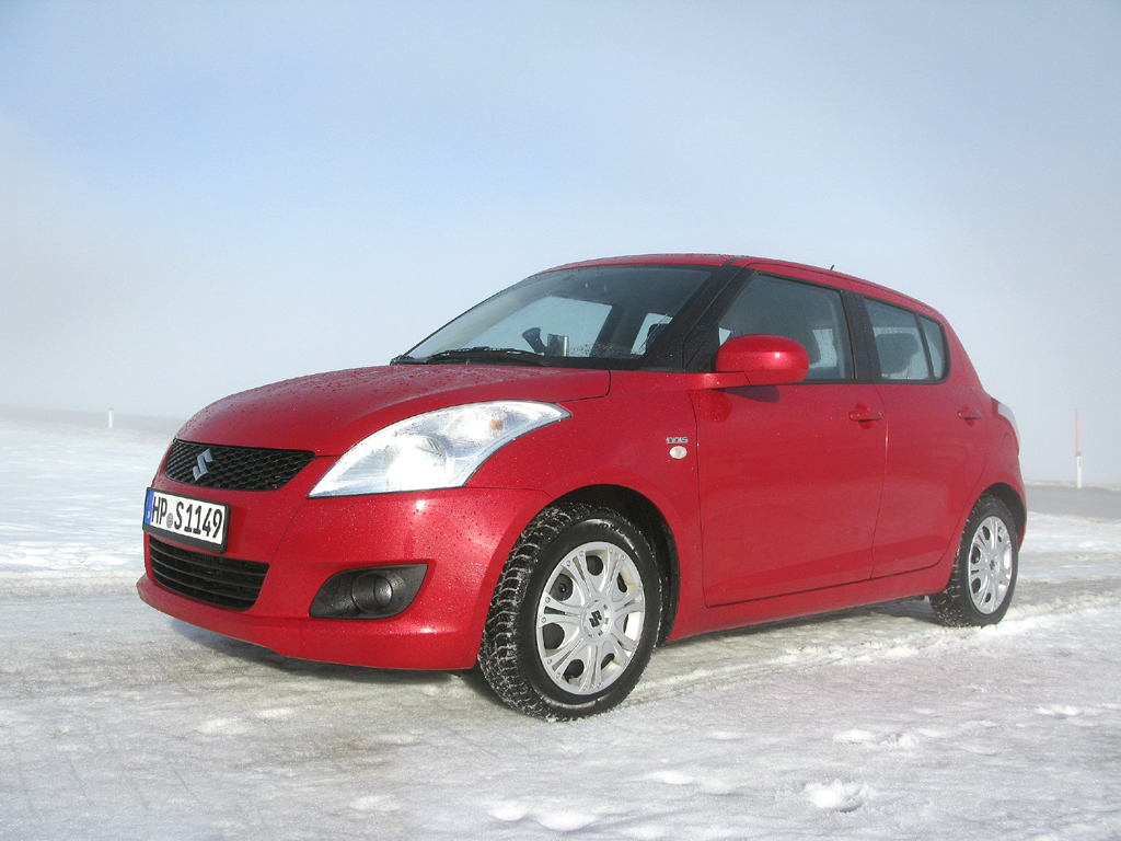 Suzuki Allrad, hier als Kleinwagen Swift 4x4. 