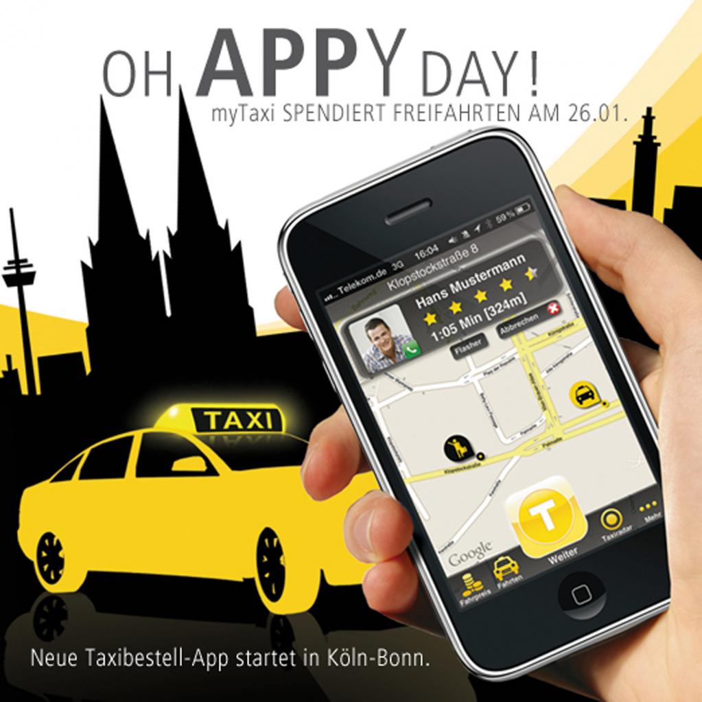 Taxi per App ordern 