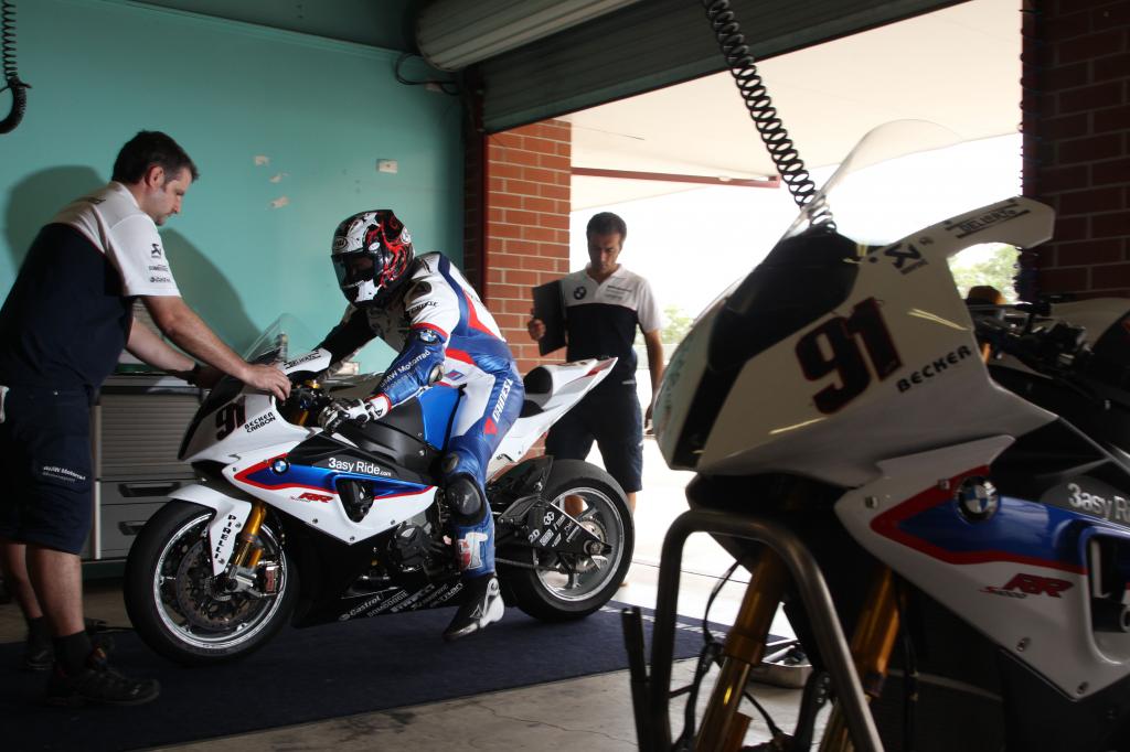 Test der BMW S 1000 RR in Eastern Creek.