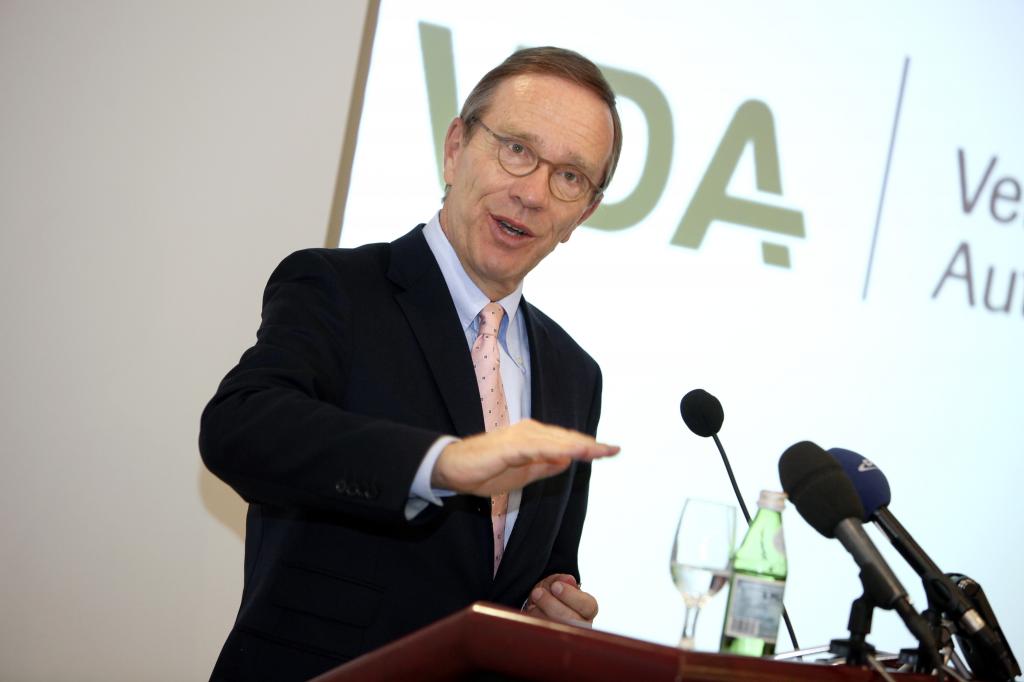 VDA-Präsident Matthias Wissmann.