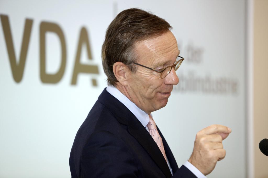 VDA-Präsident Matthias Wissmann.