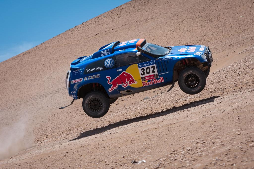 Volkswagen Race Touareg 3 von Nasser Al-Attiyah und Timo Gottschalk.
