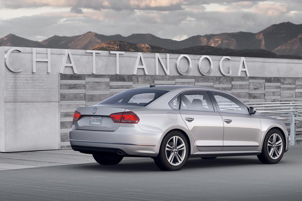 Vorerst wird der Passat nur im Werk Chattanooga, Tennessee produziert