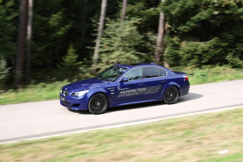 Weltrekordler: Der Flüssiggas-M5 bringt es auf eine Höchstgeschwindigkeit von 333 km/h. 
