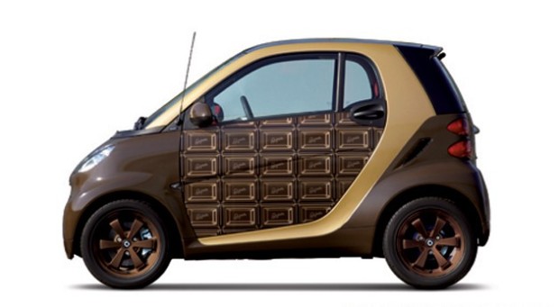 Zum Anbeißen schön - der Schoko-Smart ForTwo