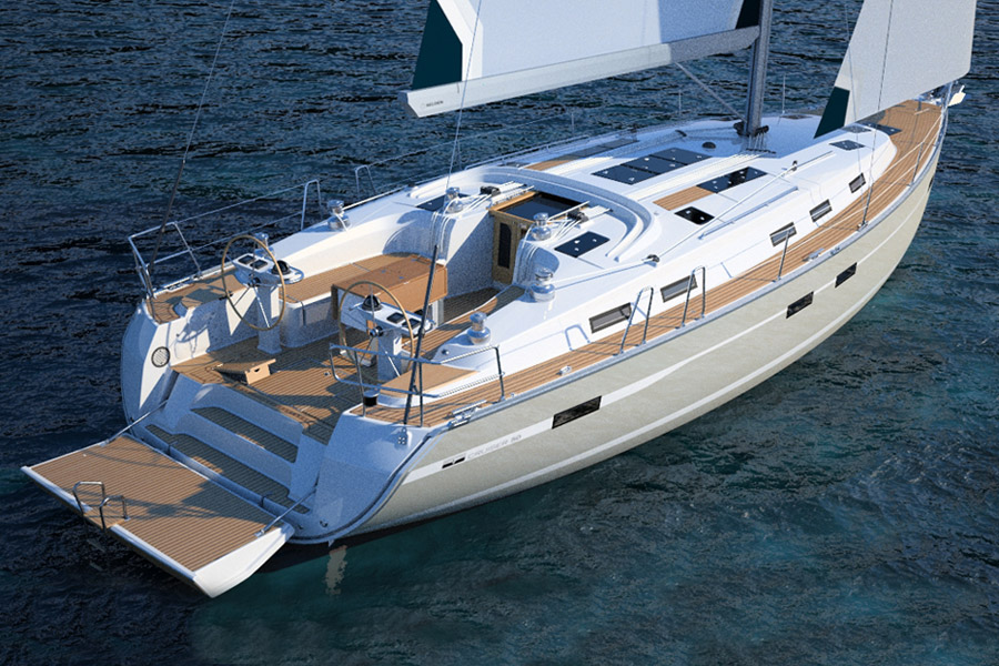boot 2011: Weltpremiere der Bavaria Cruiser 50 mit Doppelradsteuerung