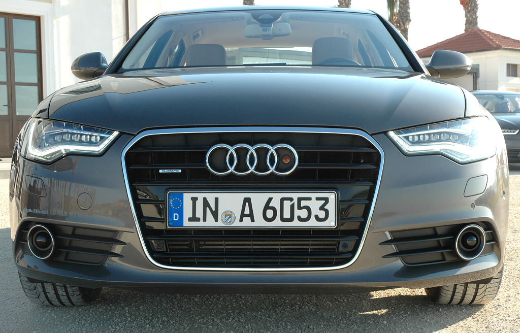 Audi A6: Der Kühlergrill wirkt nicht mehr ganz so wuchtig. 
