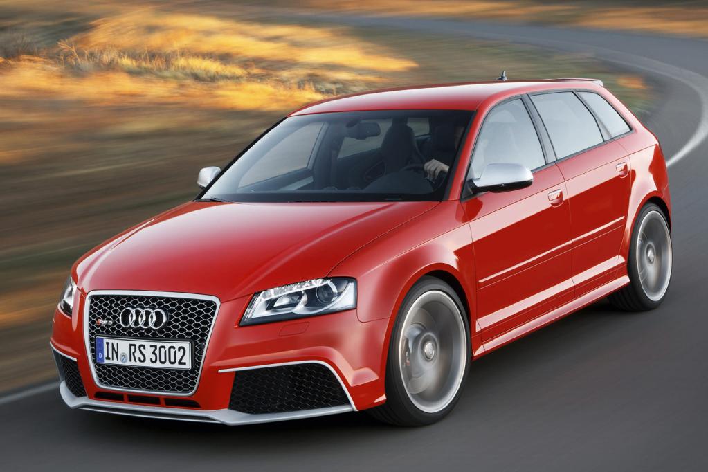 Besonders sportlich gibt sich der Audi A3 Sportback in der neuen RS3-Version. 
