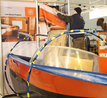 Boatfit 2011: Messeaufbau ist im volle Gange