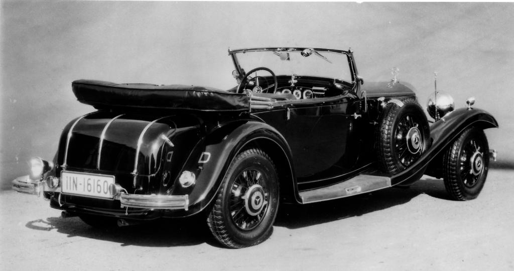Das Mercedes-Benz 540 K Cabriolet B ist statischer gezeichnet als der Spezial-Roadster