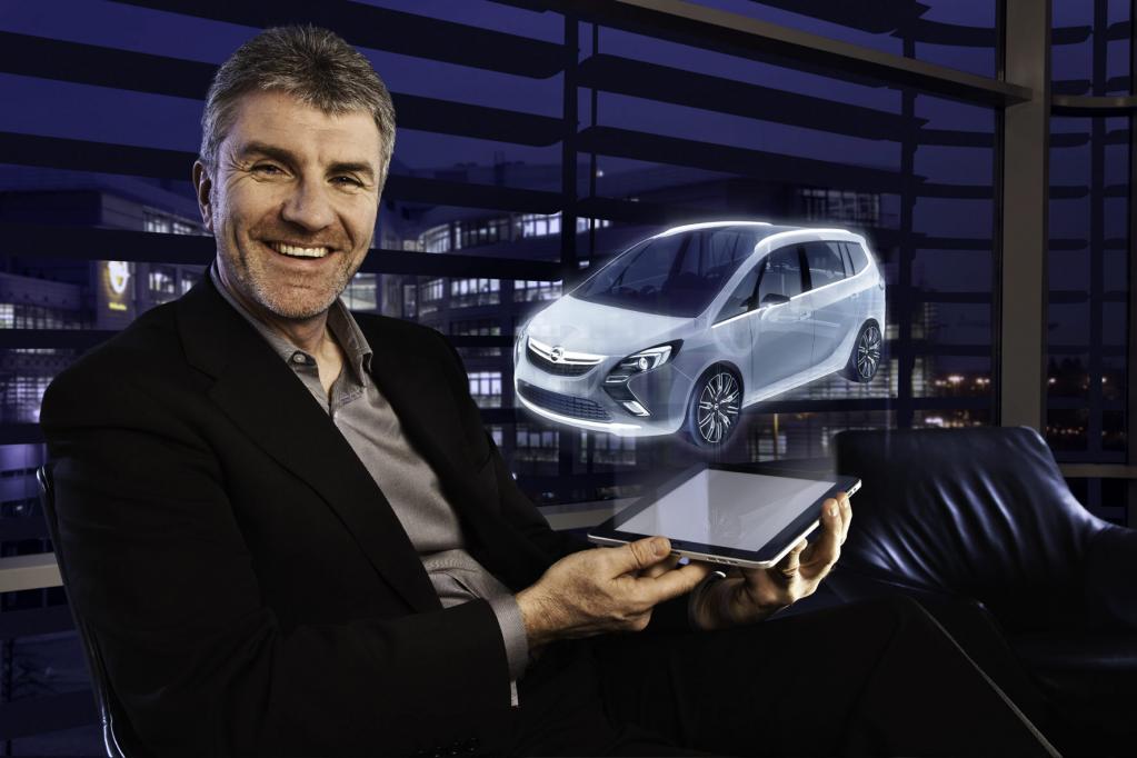 Das Opel Zafira Tourer Concept feiert in Genf seine Premiere. 