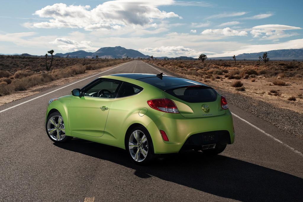 Das Originelle am Hyundai Veloster ist sein Türkonzept