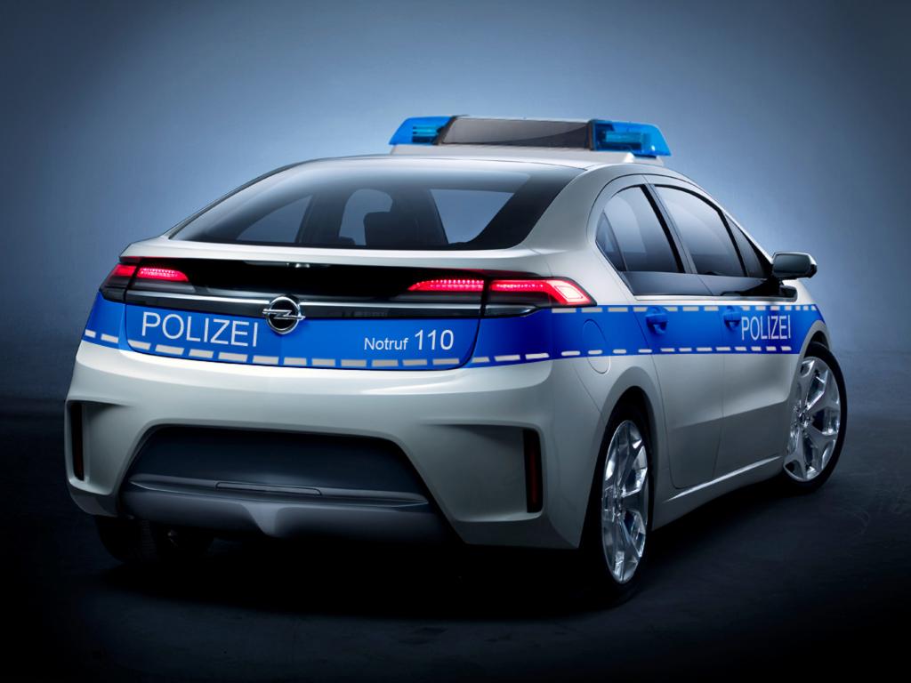 Der Ampera wird zurzeit für einen möglichen Streifeneinsatz getestet