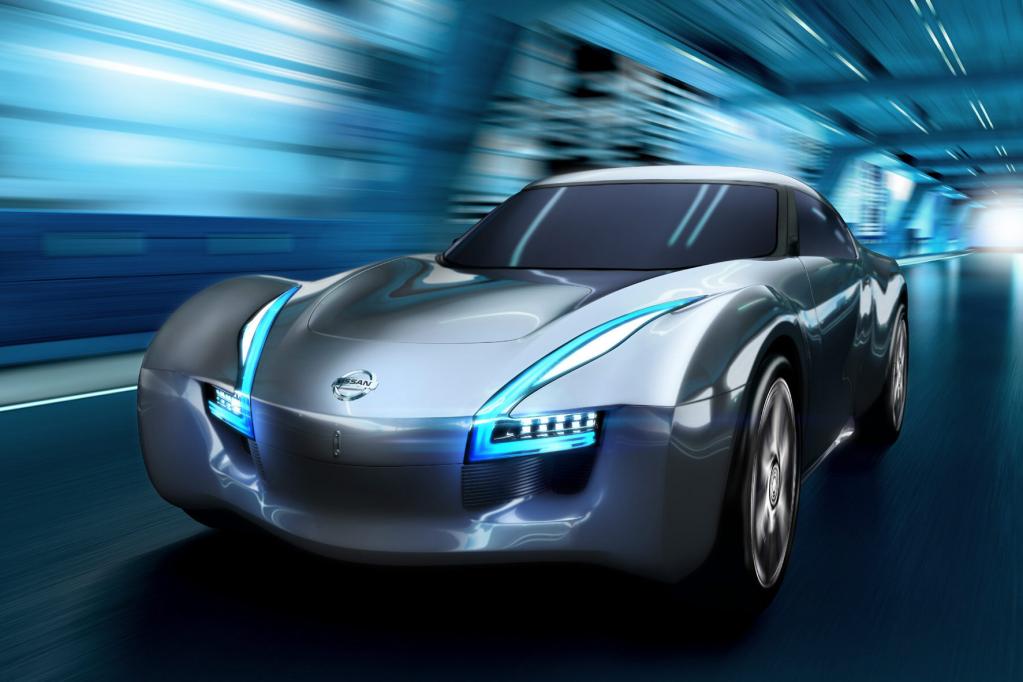 Der Nissan Esflow ist ein futuristischer Elektrosportwagen. 