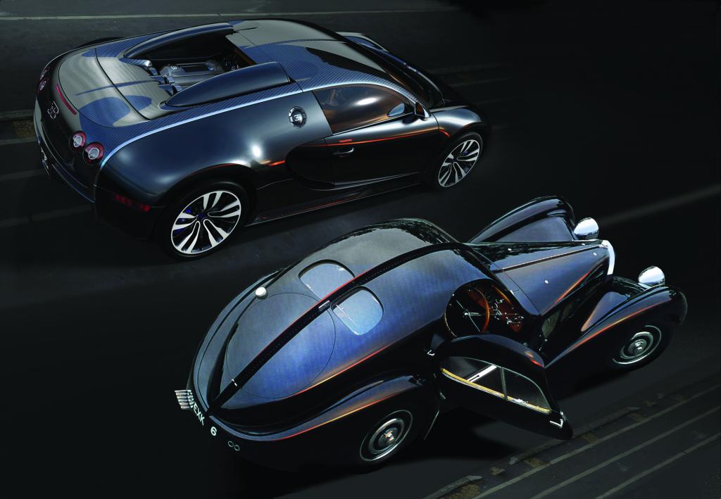 Die Bugattis der dreißiger Jahre dienen als Inspiration für den aktuellen Veyron