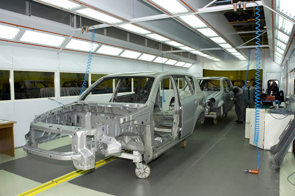 Die Produktionsstraßen von Sollers haben eine Fertigungskapazität von 300 000 Einheiten pro Jahr. Ab Ende des Jahres könnten hier auch Ford-Fahrzeuge vom Band laufen. 