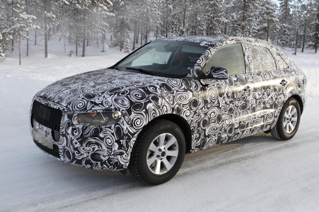 Erwischt: Erlkönig Audi Q3 – Prototyp unter Vollschutz