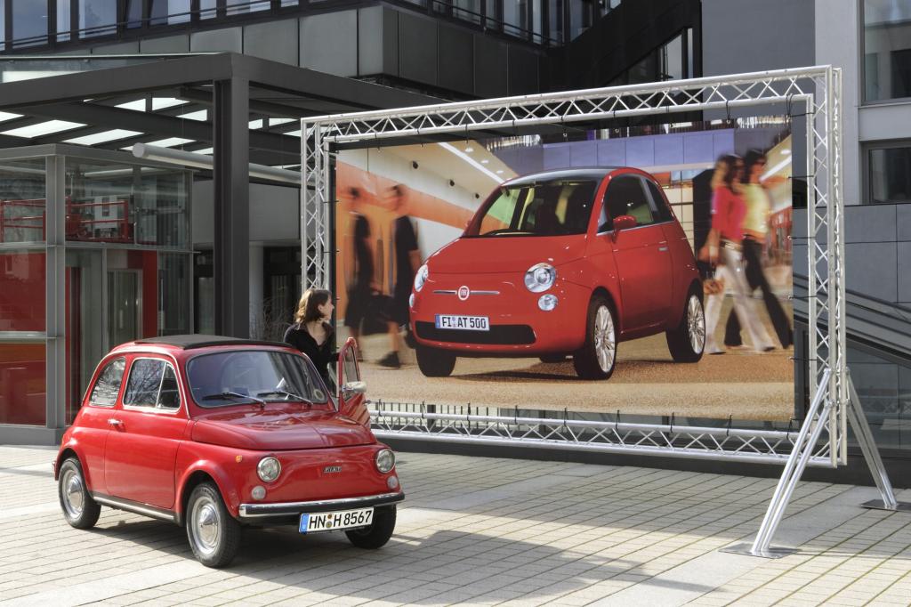 Fiat 500 von 1957 und 2007