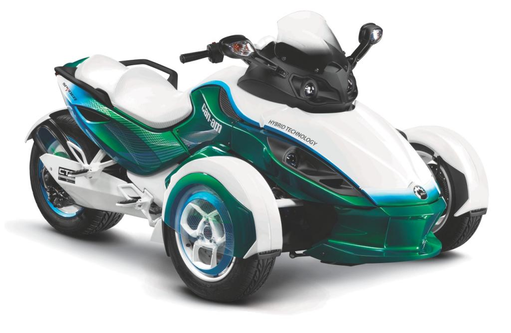 Genf 2011: BRP zeigt Can-Am Spyder Hybrid Roadster-Konzept