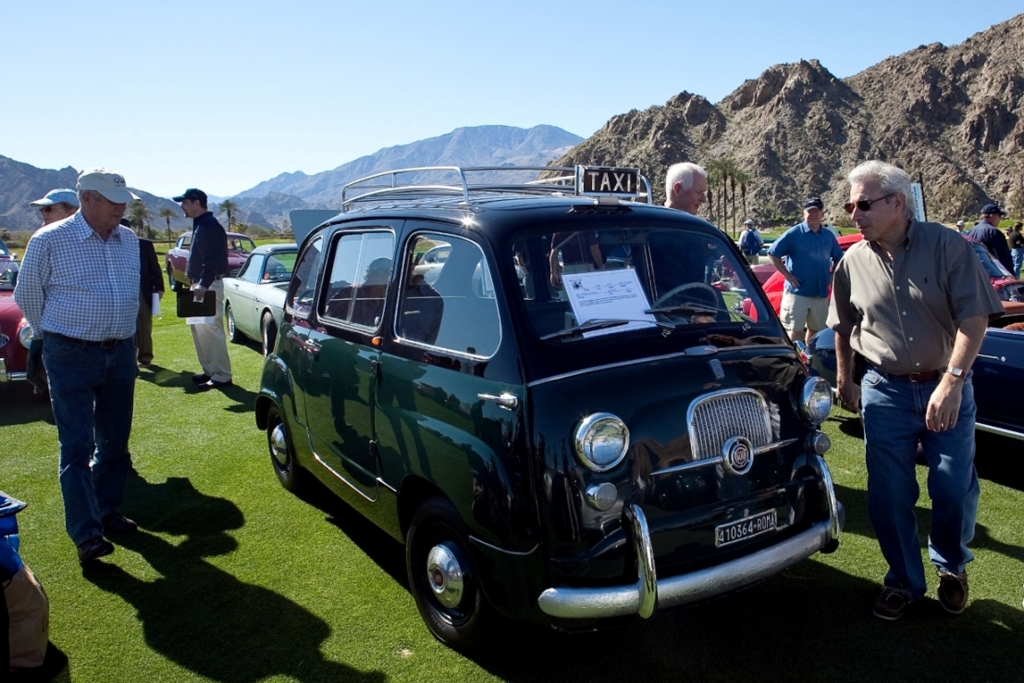 In den USA auch eher selten, Fiat 500 Multipla Taxi.