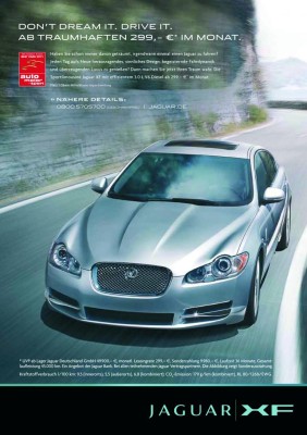 Jaguar verleast den XF für 299 Euro im Monat