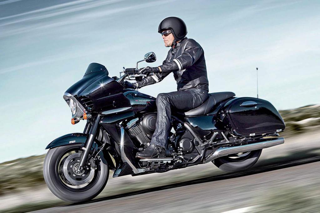 Kawasaki zeigt in Dortmund den Großtourer VN 1700. 