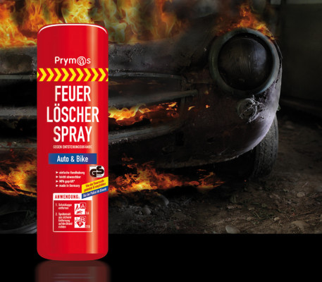 Löschschaum aus der Spraydose