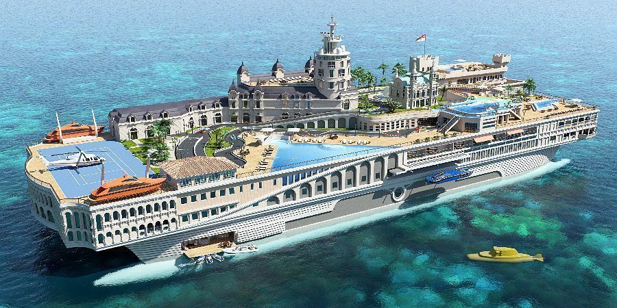 Monaco im Kleinen - der Entwurf der Yacht, Bild: Yacht Island Design