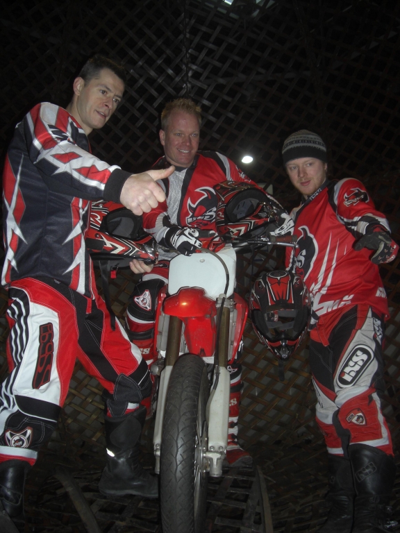 Motorrad Messe Leipzig 2011: Premierenfeuerwerk mit Showspektakel