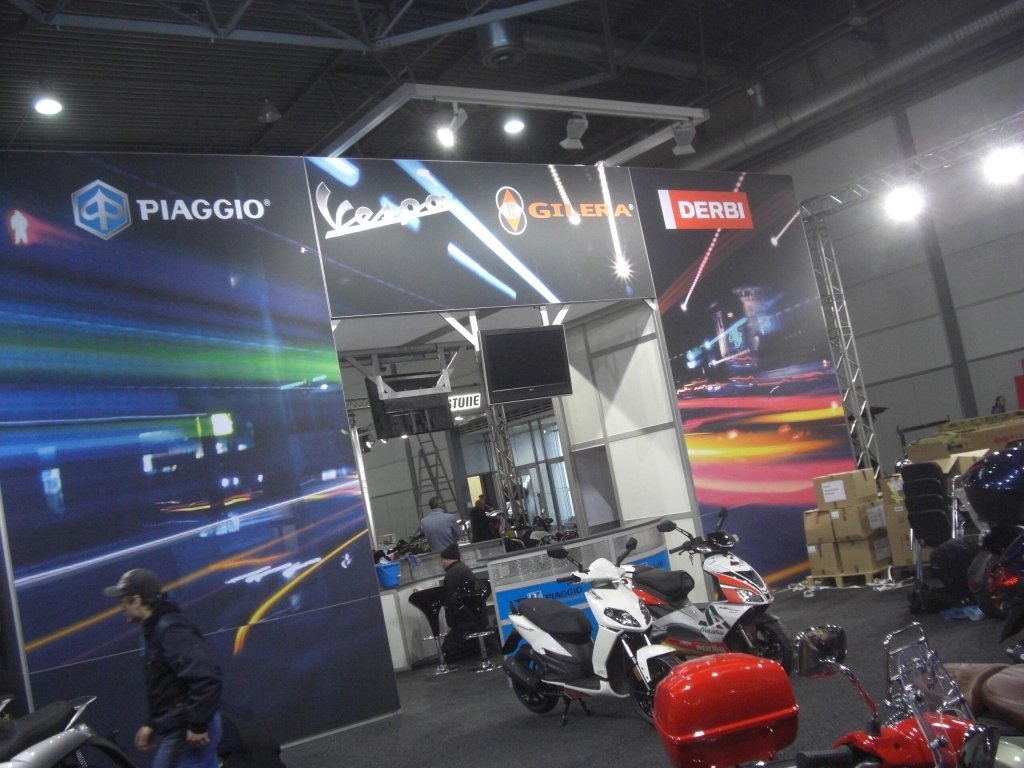 Motorrad Messe Leipzig 2011: Premierenfeuerwerk mit Showspektakel