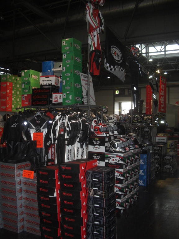 Motorrad Messe Leipzig 2011: Premierenfeuerwerk mit Showspektakel