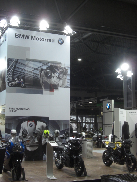 Motorrad Messe Leipzig 2011: Premierenfeuerwerk mit Showspektakel