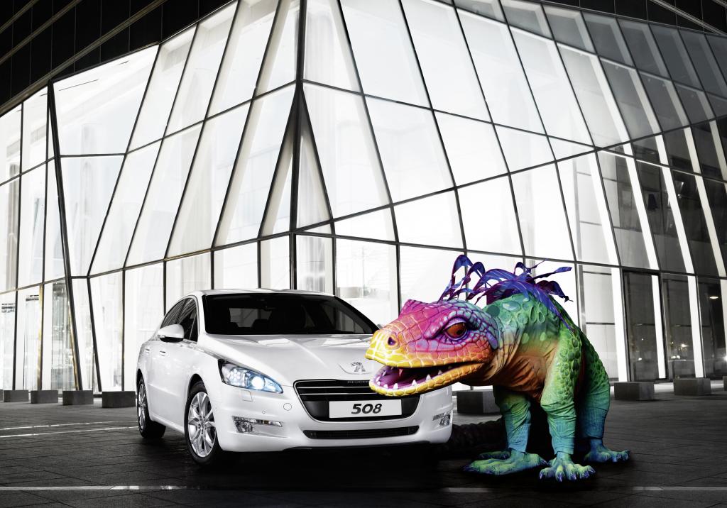 Peugeot 508 VIP-Shuttles für die Showproduktion Magnifico.