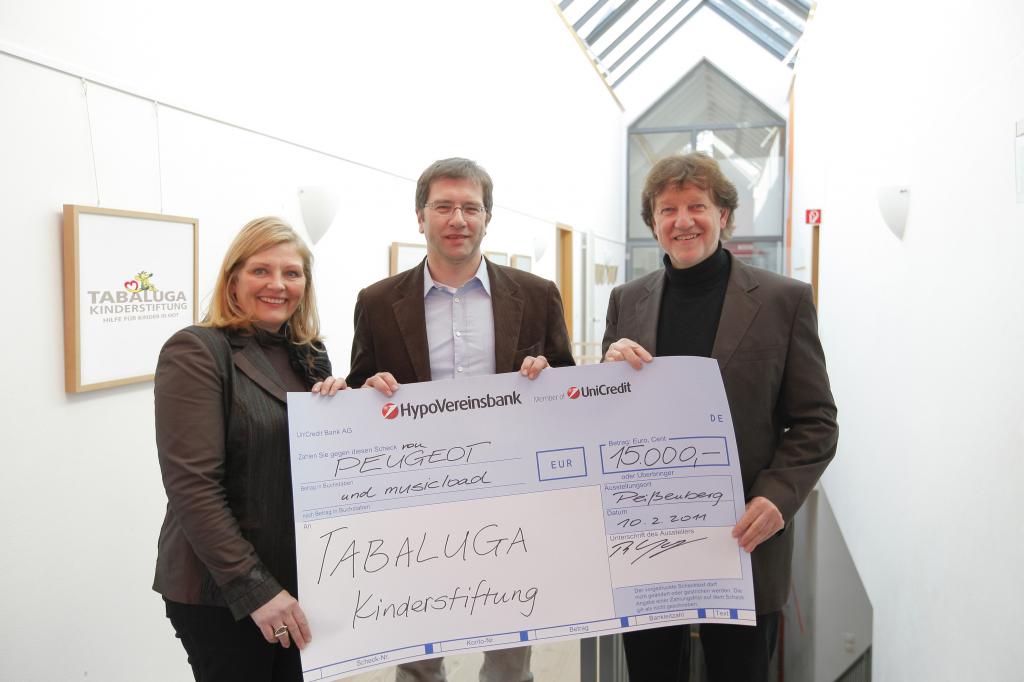 Peugeot unterstützt Tabaluga-Stiftung