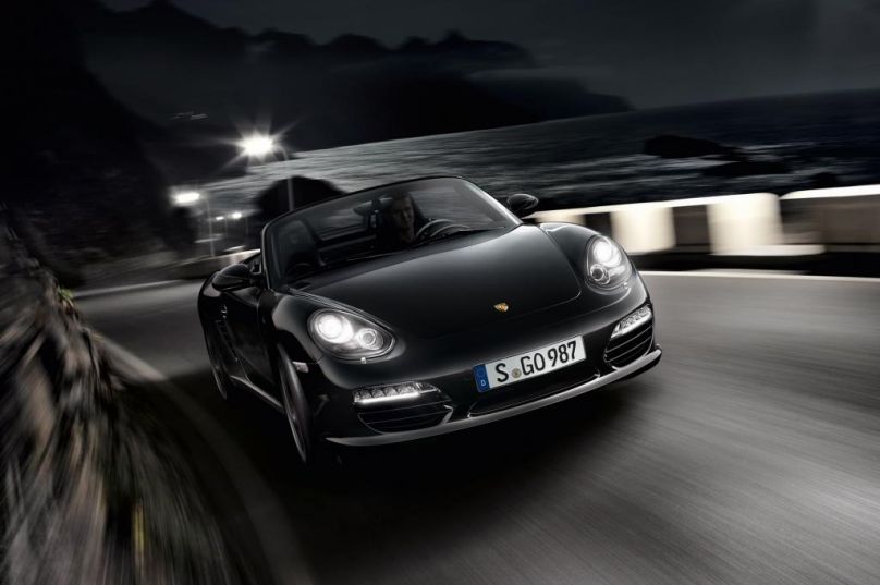 Porsche Boxster S Black Edition - Schwarz in schwarz
