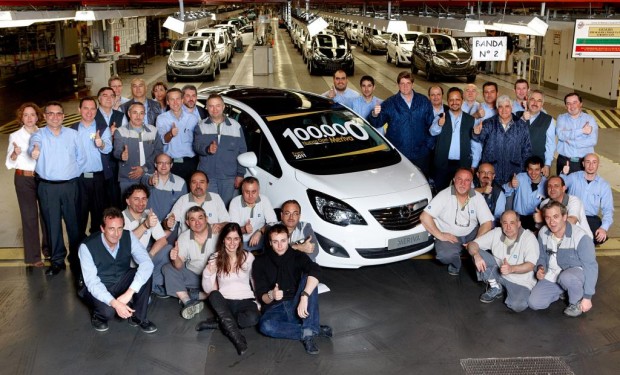 Produktionsjubiläum bei Opel: 100 000ster Meriva