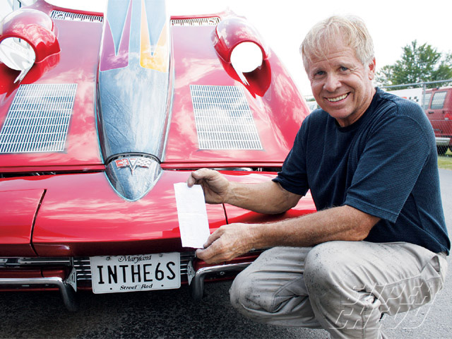 Rod Saboury und seine Corvette, Foto: Superchevy