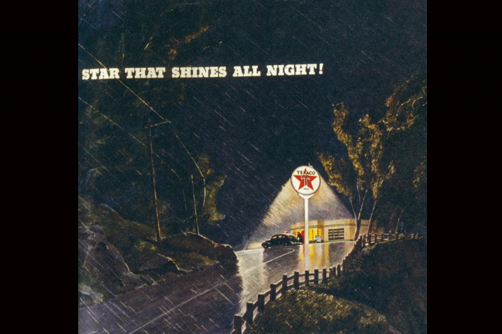 Texaco Werbung - der Retter in der Not