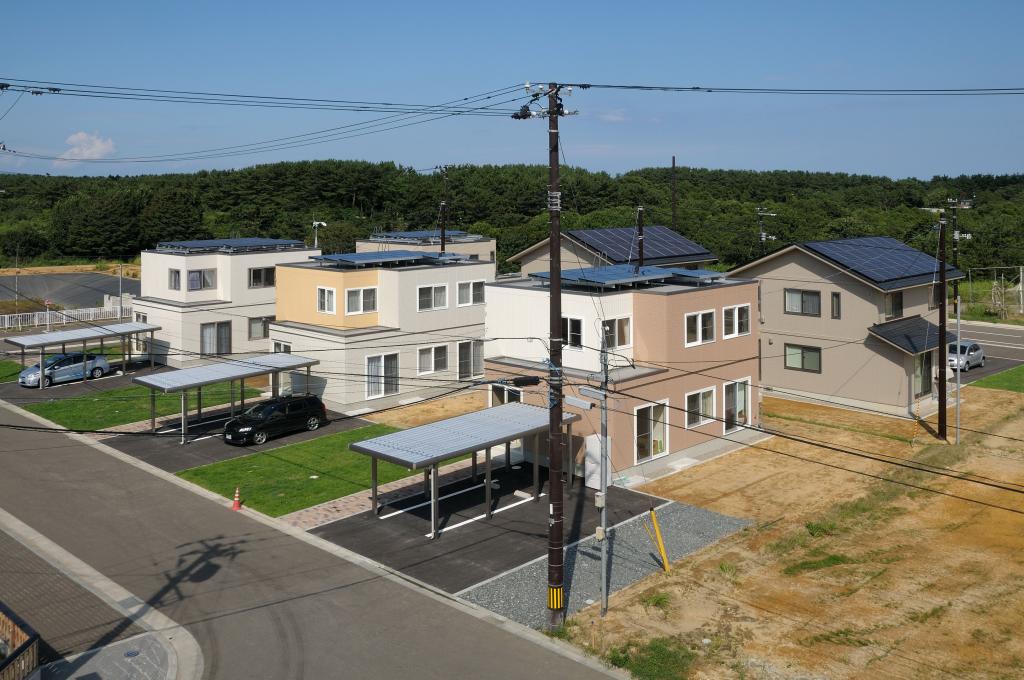 Toyota testet in Japan ein intelligentes Stromnetz.