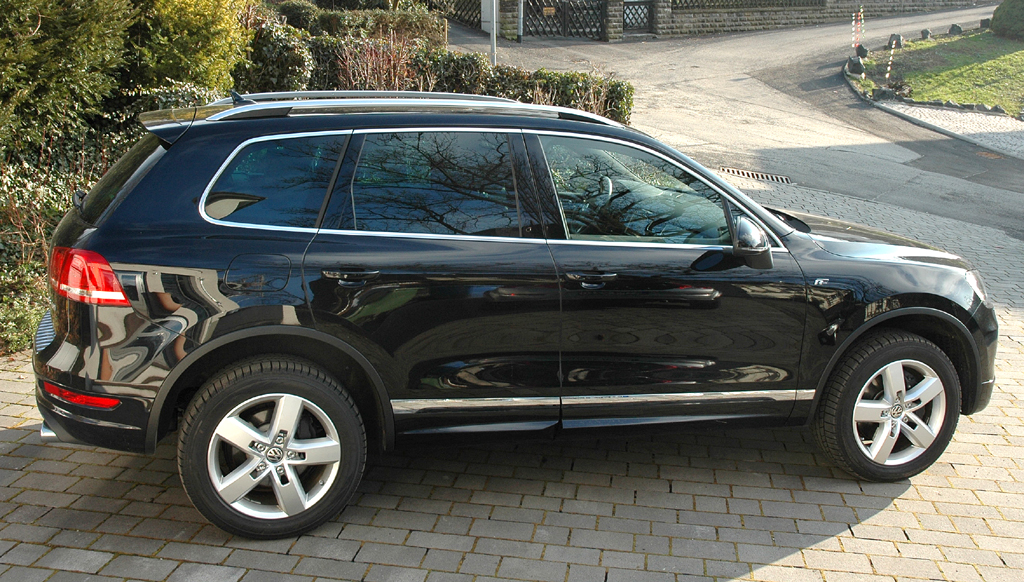 VW Touareg Diesel: Seitenansicht des geländetauglichen Nobel-Volkswagens.