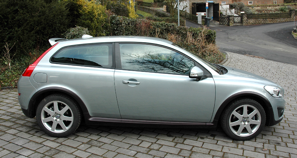 Volvo C30 Diesel: Seitenansicht des Viersitzers.