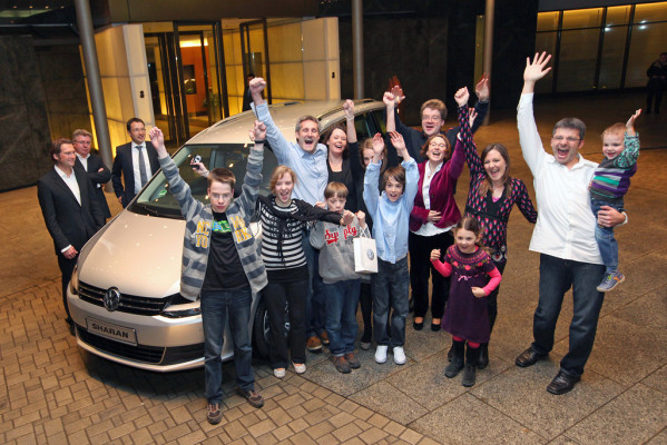 Zwei Familien gewinnen bei der Sharan Family Trophy
