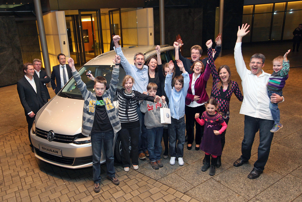 Zwei Familien gewinnen bei der Sharan Family Trophy