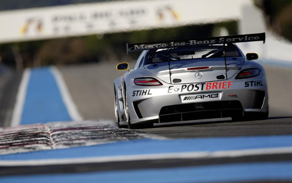 AMG-Driving-Academy mit dem Mercedes-Benz SLS AMG GT3.