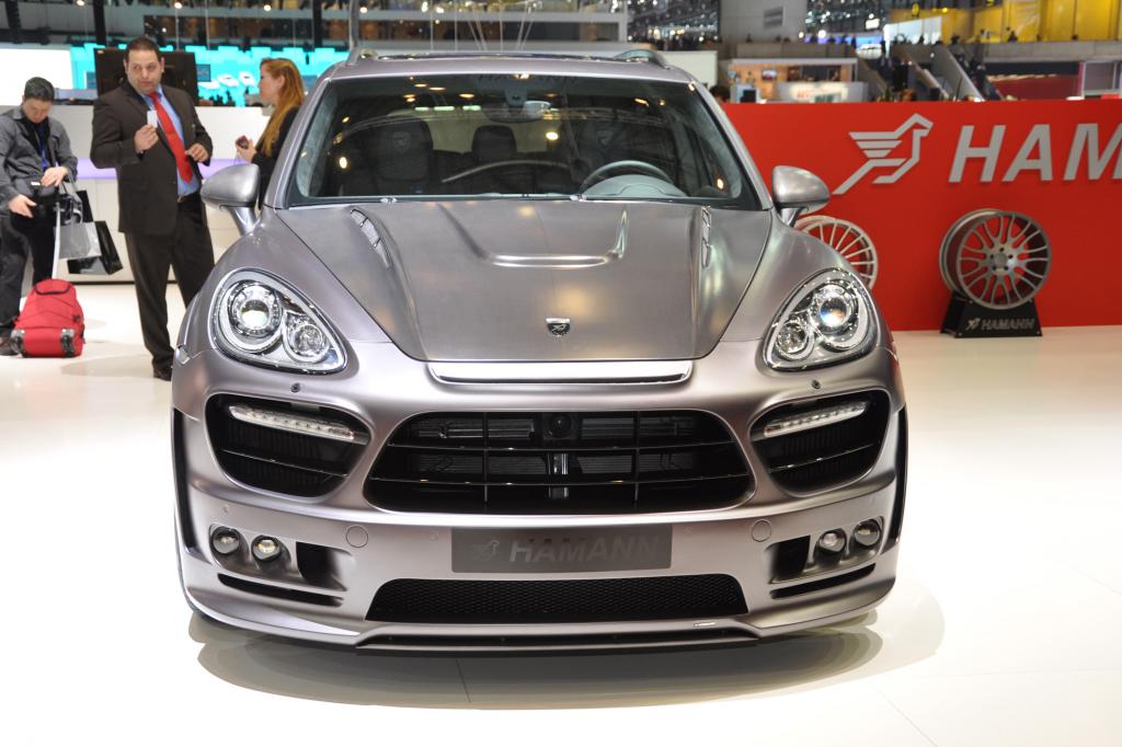 Auch der Hamann Guardian, der auf dem Cayenne Turbo basiert, wird stark verbreitert