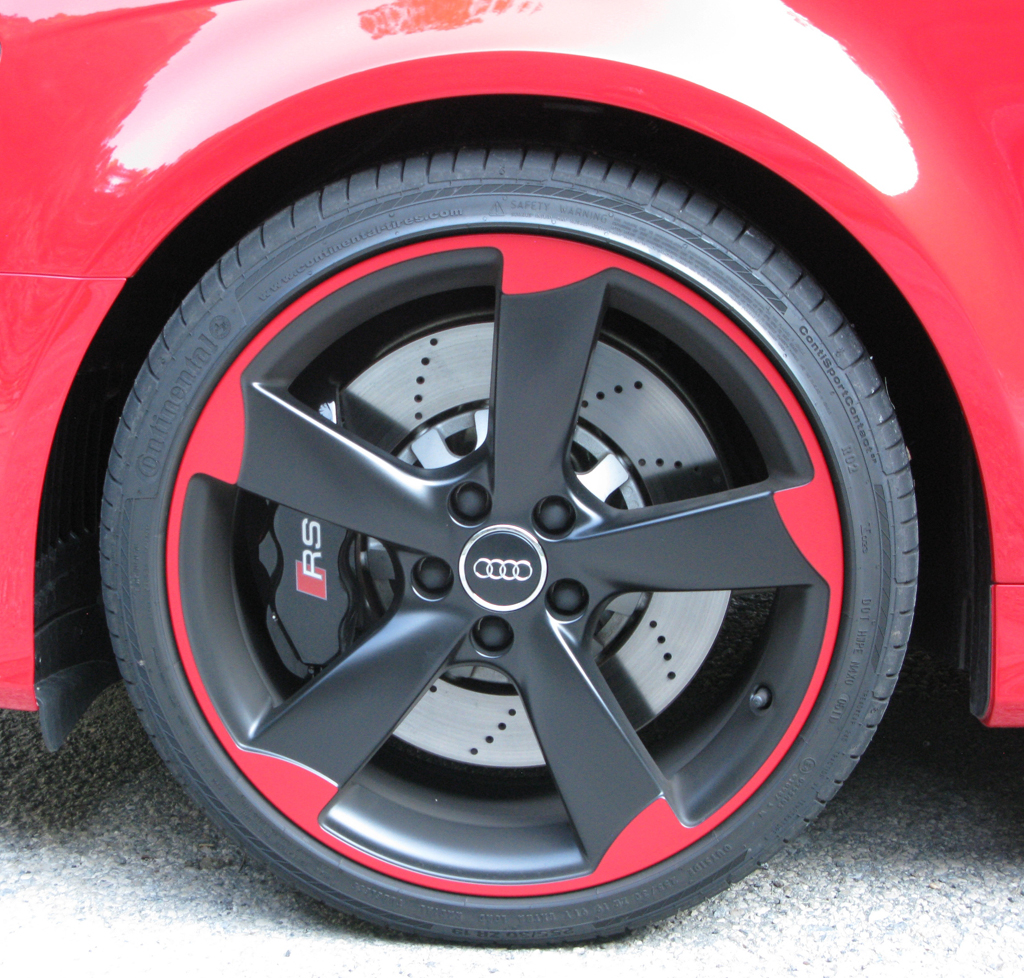 Audi RS3 Sportback: Die Räder verfügen über ein markantes Design. 