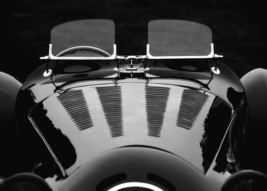 Auto-Autor zeigt seine Fotos von automobilen Klassikern
