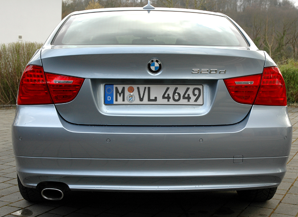 BMW 3er: Blick auf die Heckpartie.
